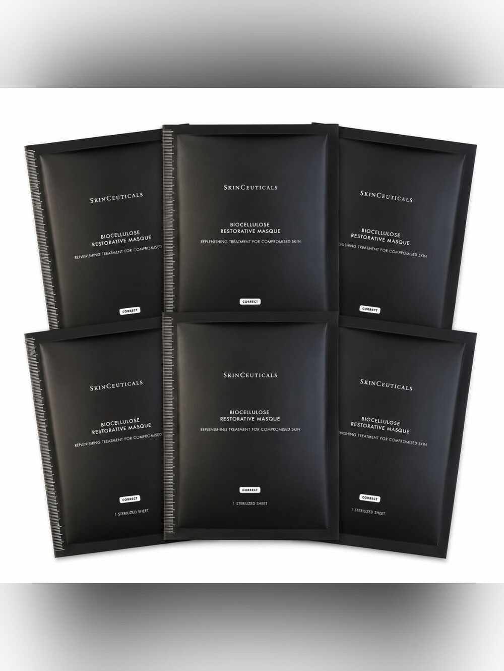 SkinCeuticals Biocellulose Restorative Masque (6 Pack) Soothing Face Masks NEW